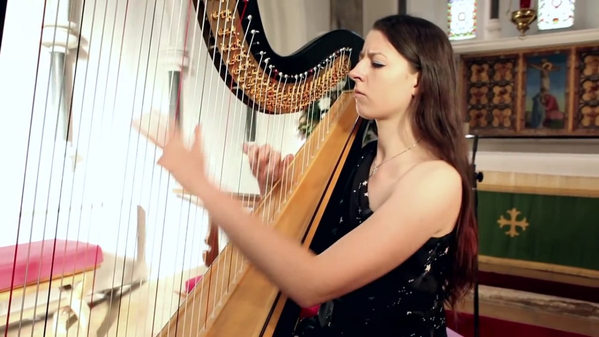 J.S. Bach - Toccata and Fugue in D Minor BWV 565 // Amy Turk, Harp
