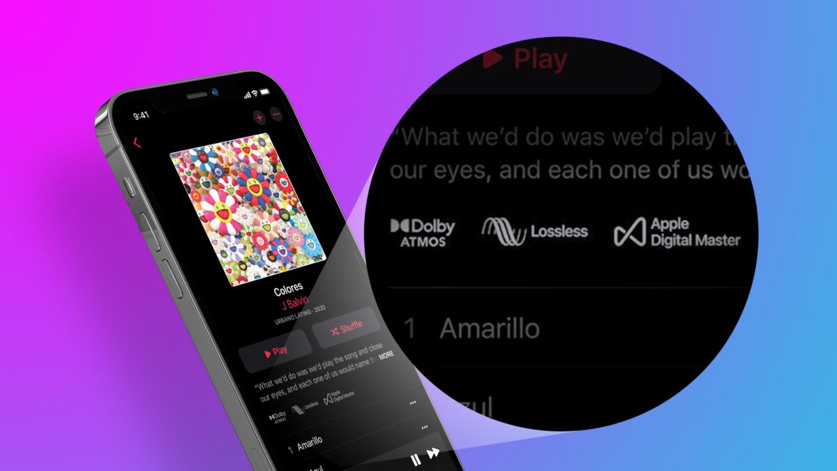 Apple Music, Dolby Atmos를 포함한 무손실과 Spatial Audio 서비스 시작